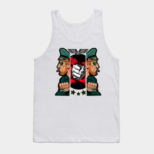 Angry soldier with cigarette Tank Top